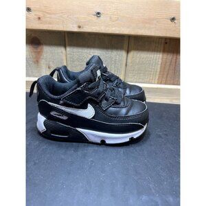 Nike Air Max 90 EasyOn TD Sneakers Black/White Size 7C Toddler
